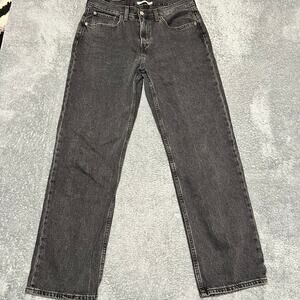 Levi’s Jeans Womens 30 Low Pro Straight High Rise Black Denim Pants